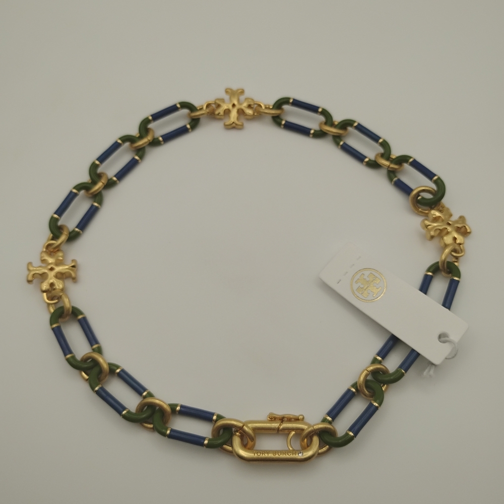 Tory Burch Roxanne Chain Short Necklace - Picture 4 of 7